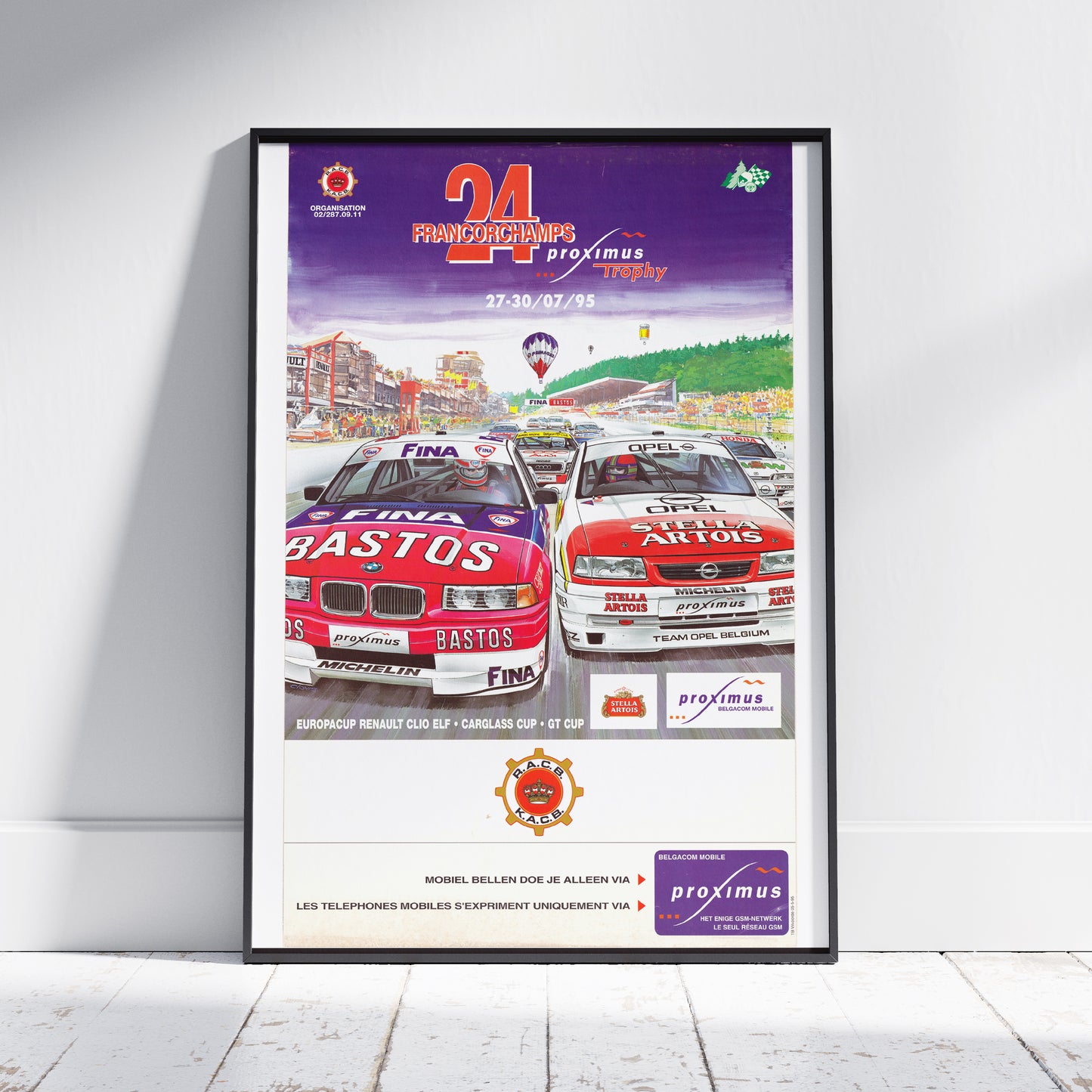 1995 24 Hours Of Spa Poster