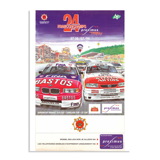 1995 24 Hours Of Spa Poster