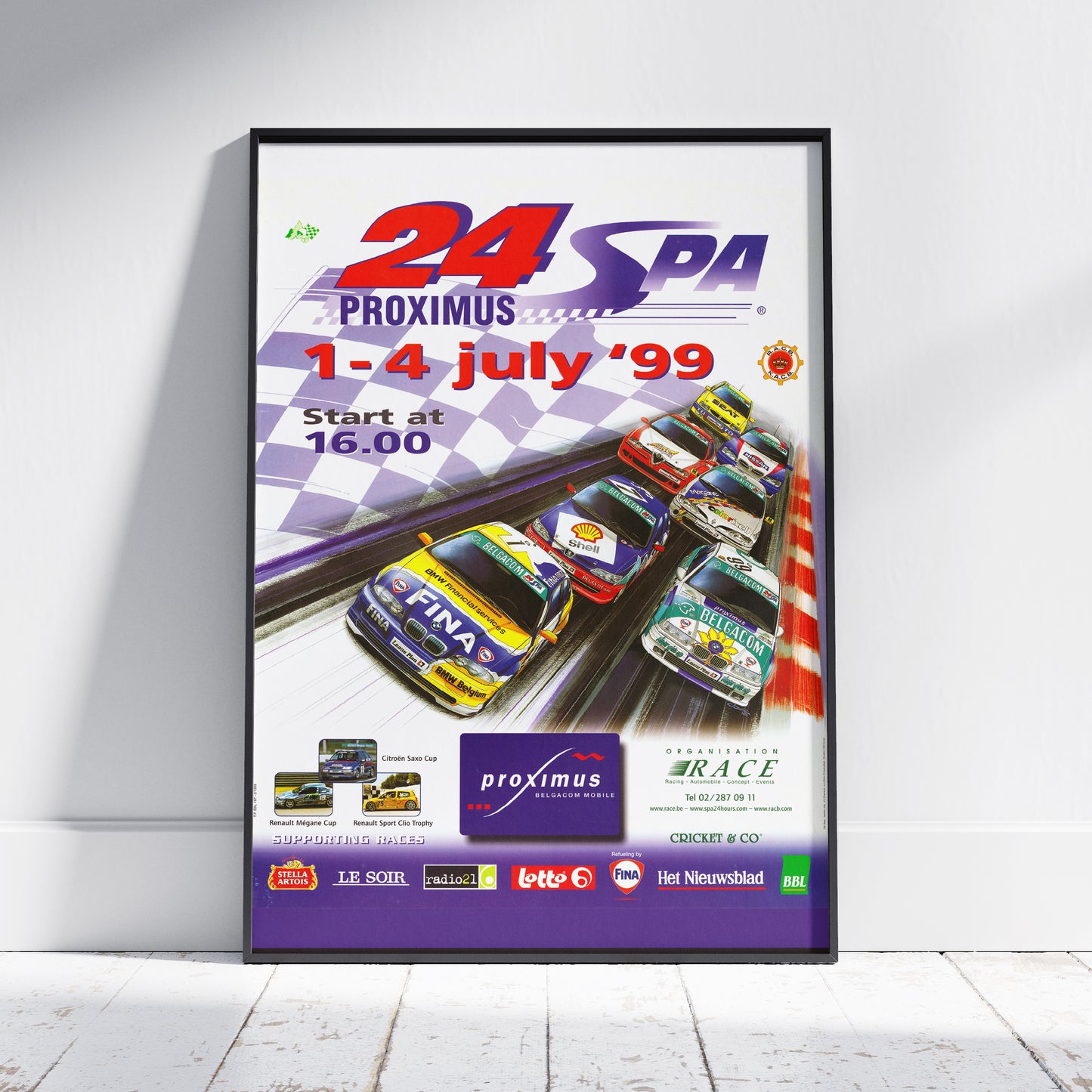 1999 24 Hours Of Spa Poster