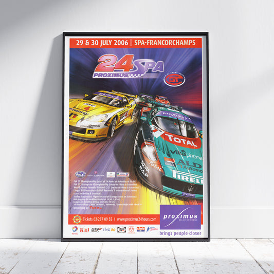 2006 24 Hours Of Spa Poster