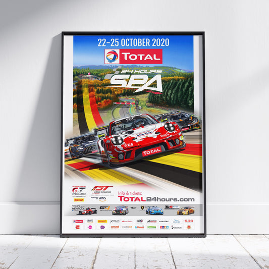 2020 24 Hours Of Spa Poster