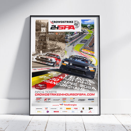 2024 CrowdStrike 24 Hours Of Spa Poster (Ford)