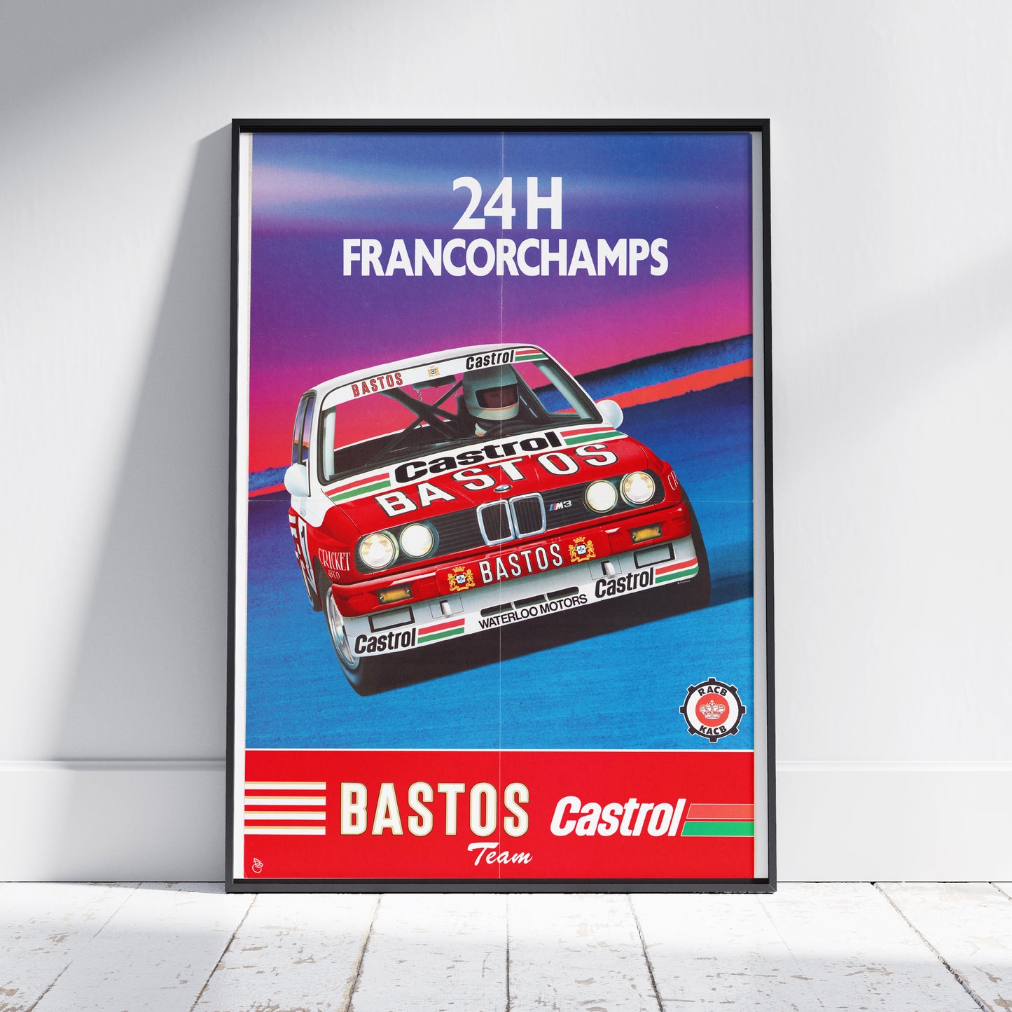 Team Bastos 24 Hours Of Spa Poster