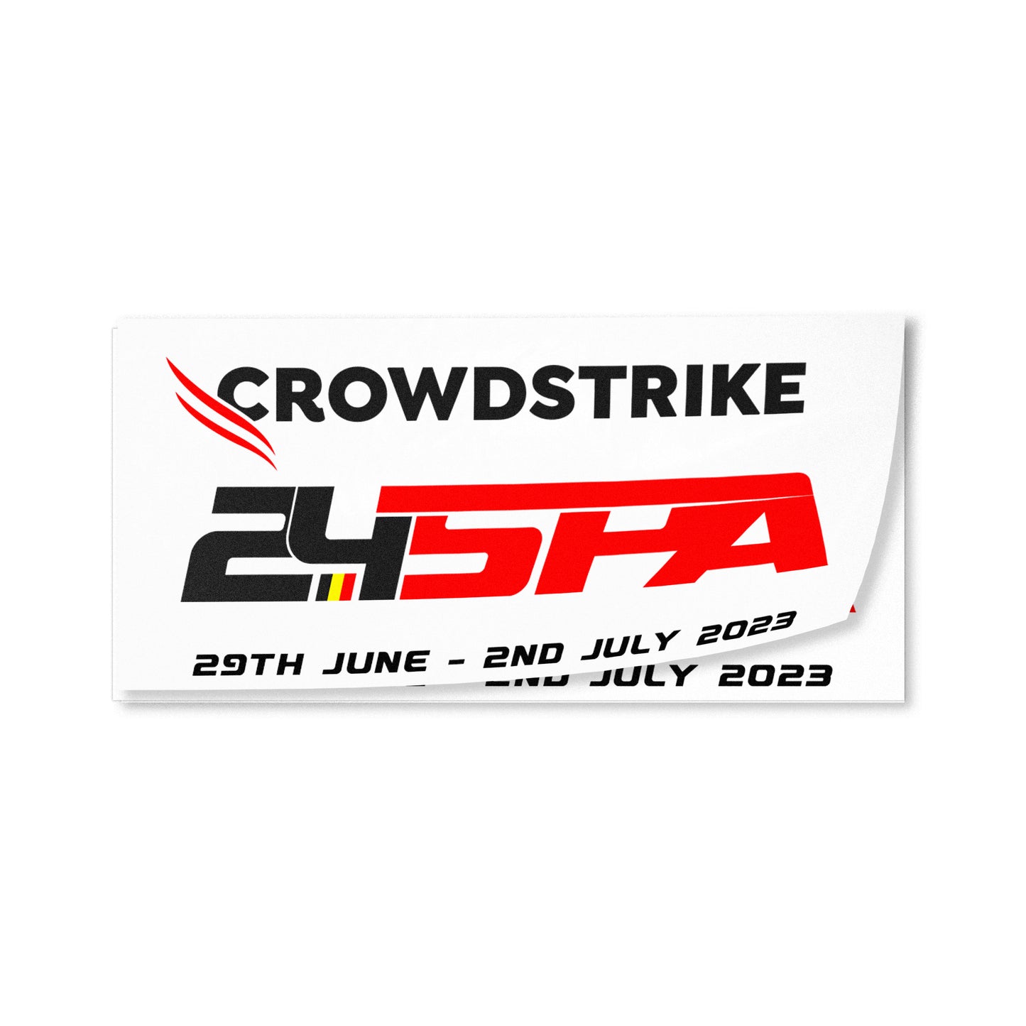 CrowdStrike 24 Hours of Spa 2023 Sticker