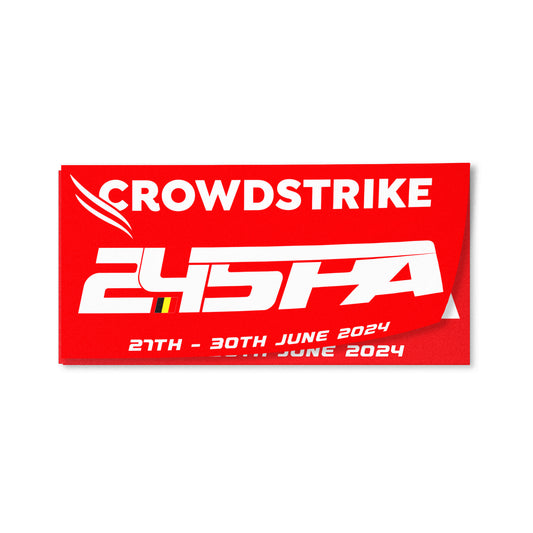 CrowdStrike 24 Hours of Spa 2024 Sticker