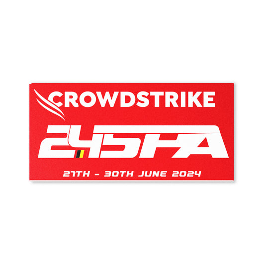 CrowdStrike 24 Hours of Spa 2024 Sticker