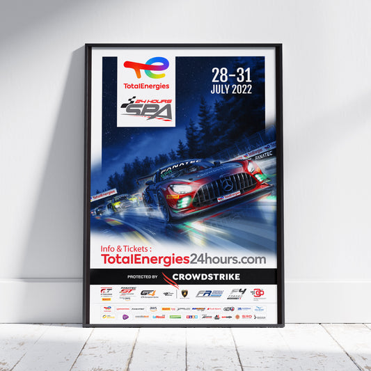 2022 TotalEnergies 24 Hours of Spa Poster
